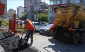 Maltepe´nin Yolları Asfaltlanıyor