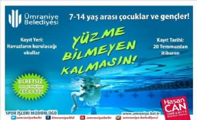 ÜMRANİYE BELEDİYESİ ÜCRETSİZ YÜZME KURS KAYITLARI BAŞLADI!