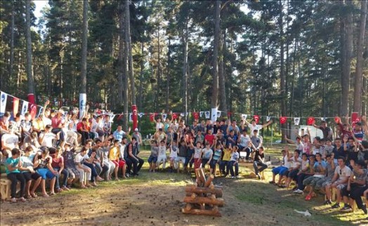 Yaz Kampında Coşku Dorukta
