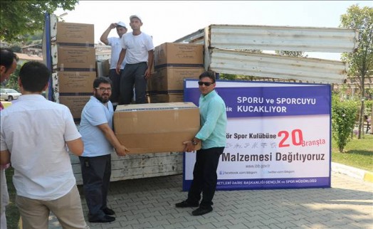 Amatör Spor Kulüplerine Malzeme Desteği