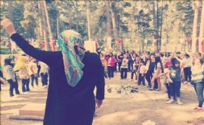 Kız Öğrenciler Bolu Aladağ Kampında Neşe İçinde