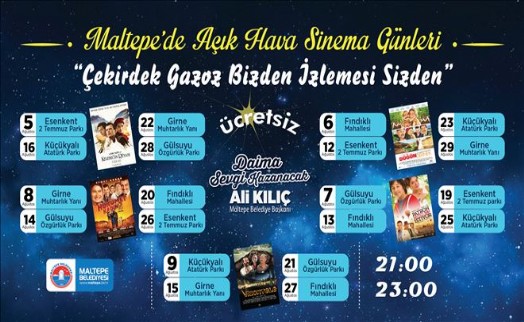 Yıldızların Altında Sinema Keyfi