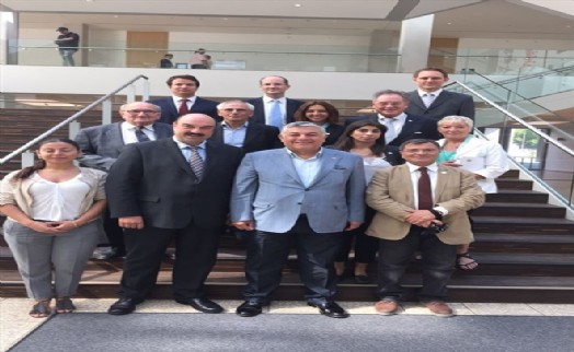 BAŞKAN GENÇ, MAHKEME BAŞKANI SCHEIFF´İ ZİYARET ETTİ