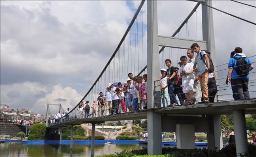 BİLGE ÇOCUKLAR MİNİATÜRK´TE TÜRKİYE´Yİ KÖŞE BUCAK GEZDİLER