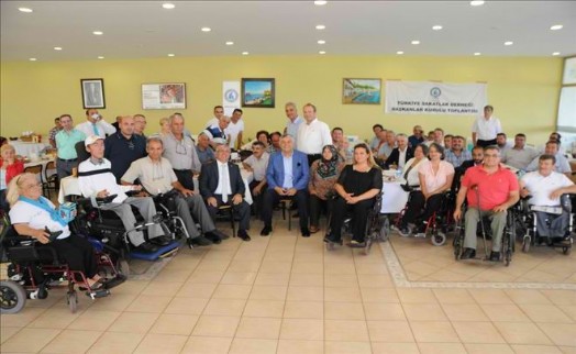 TÜRKİYE SAKATLAR DERNEĞİ BAŞKANLARI KİLYOS´TA