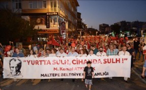 30 Ağustos´ta Şehitler İçin Sessiz Yürüyüş