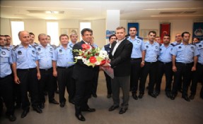 BAŞKAN KARADENİZ´DEN ZABITAYA ZİYARET