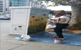 Şişli´de Trafolar Çiçek Açıyor