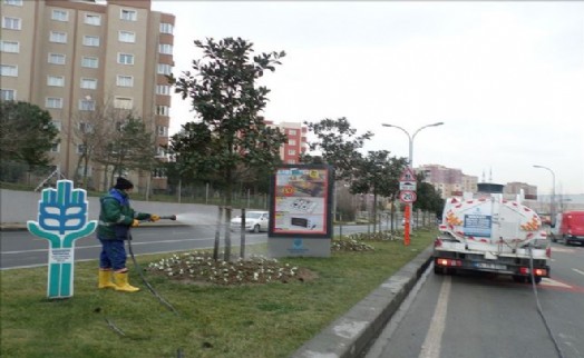 Yeşil Alanlar Tuzlamanın Etkilerine Karşı Korunuyor