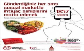 BEYOĞLU BELEDİYESİ SOSYAL MARKET´TE SMS İLE YARDIM KAMPANYASI DEVAM EDİYOR