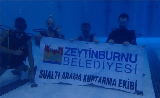 Zeytinburnulu Gençler, Sualtı Arama ve Kurtarma Eğitimi Alıyor