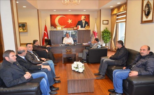 Çatalca Şoförler Odası´ndan Başkan Cem Kara´ya Ziyaret