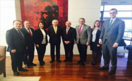 SODEM YÖNETİMİ CHP LİDERİNİ ZİYARET ETTİ