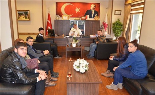 Çatalca CHP Gençlik Kolları´ndan Başkan Cem Kara´ya Ziyaret