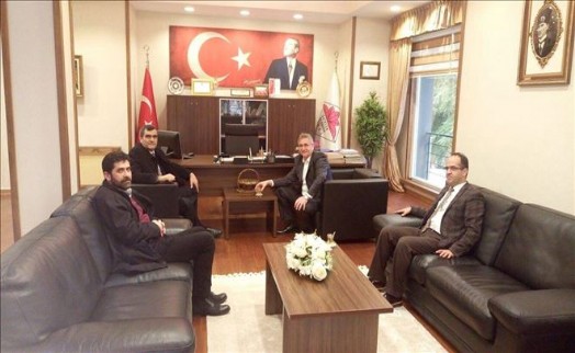 Milletvekili Ali Şeker Başkan Cem Kara´yı Ziyaret Etti