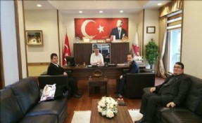 İhsaniye Okul Aile Birliği Yöneticileri Başkanı Ziyaret
