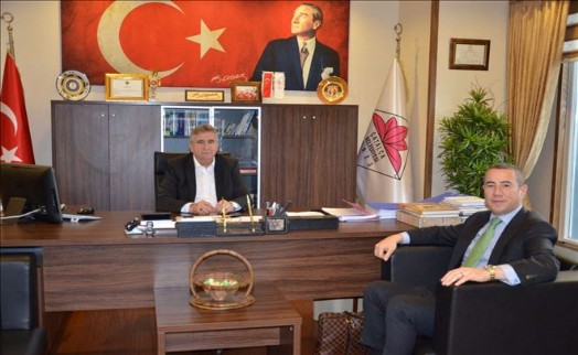 Başkan Cem Kara Gaziantep Ticaret Odası Başkanı´nı Misafir Etti