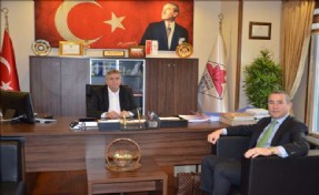 Başkan Cem Kara Gaziantep Ticaret Odası Başkanı´nı Misafir Etti
