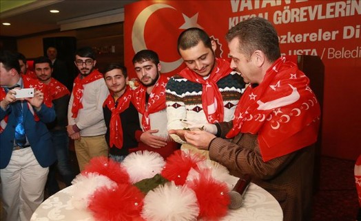 BAŞKAN USTA, KINALI KUZULARI UĞURLADI