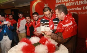 BAŞKAN USTA, KINALI KUZULARI UĞURLADI