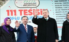 CUMHURBAŞKANI ERDOĞAN ESENYURT´TA 111 DEV ESERİN AÇILIŞINI YAPTI