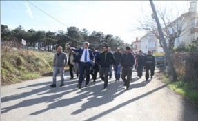 ŞİLE´DE PAZARCI ESNAFI YENİ YERLERİNİ ZİYARET ETTİ