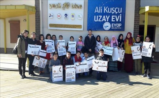 Başakşehir Bilgievleri Ali Kuşçu Uzay Evi´ni Ziyaret Etti