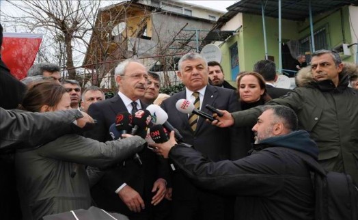 CHP GENEL BAŞKANI KILIÇDAROĞLU ŞEHİT UĞUR TAŞÇI´NIN BABA OCAĞINDA
