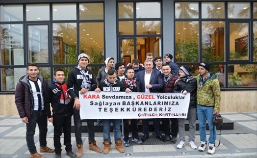 Çatalca Kartalları´ndan Başkan Cem Kara´ya Ziyaret