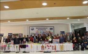Engelli İzcilerin Eserleri Atirus´ta Sergilendi