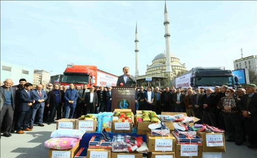 ?Bağcılar´da Bayır-Bucak Türkmenleri İçin 2 TIR Yardım '