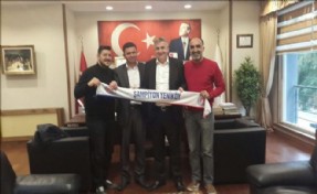 Yeniköyspor´dan Başkan Cem Kara´ya Ziyaret