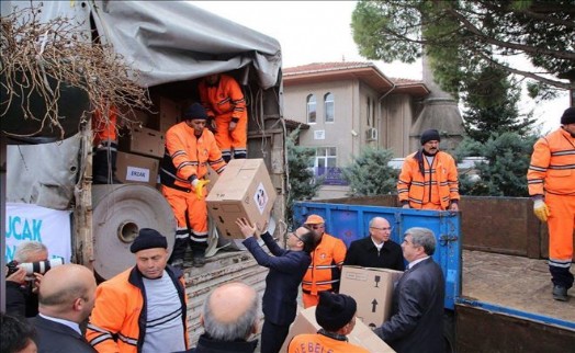 ŞİLE BELEDİYESİ YARDIM KERVANINA DEVAM EDİYOR