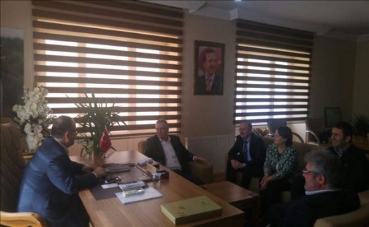 Başkan Cem Kara´dan Ak Parti İlçe Başkanı Güçbilmez´e Ziyaret