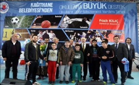 KAĞITHANE´DE OKULLAR SPOR MERKEZLERİNİ ARATMIYOR