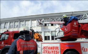 KAĞITHANE´DE YANGIN TATBİKATI GERÇEĞİNİ ARATMADI