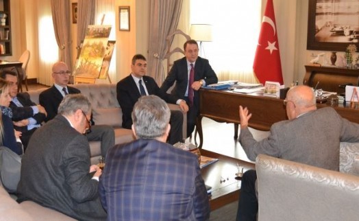 UMUT ORAN IŞIKLAR´I ZİYARET ETTİ