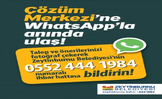 Zeytinburnu Belediyesi´nde WhatsApp Dönemi Başladı