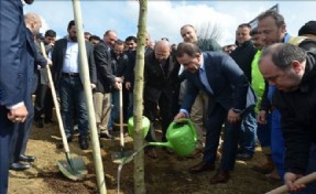 SİLİVRİ´DE ATATÜRK HATIRA KORUSU OLUŞTURULDU