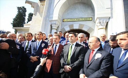 PLEVNE KAHRAMANI GAZİ OSMAN PAŞA KABRİ BAŞINDA ANILDI