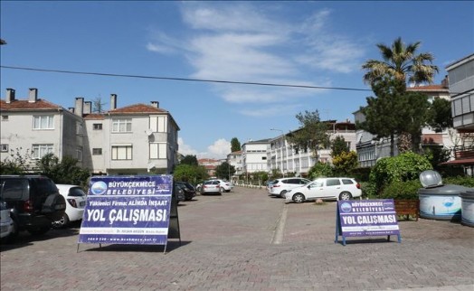Büy?kçekmece´de Yol Yapım Seferberliği Hız Kesmiyor