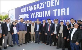 Sultangazi´den Suriyelilere Yardım TIR´ı