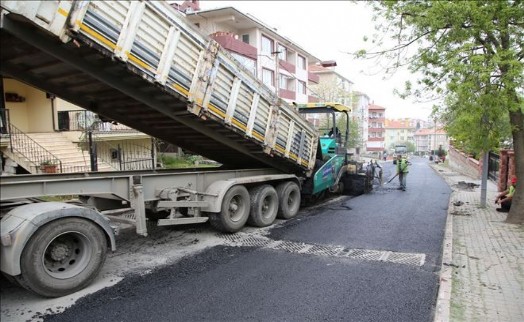 ŞİLE´DE ASFALT ÇALIŞMALARI BAŞLADI
