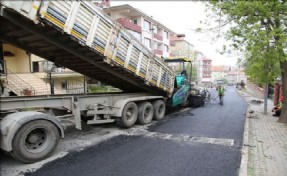 ŞİLE´DE ASFALT ÇALIŞMALARI BAŞLADI