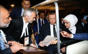 BAŞKAN FAZLI KILIÇ´TAN CUMHURBAŞKANINA ÖZEL HEDİYE