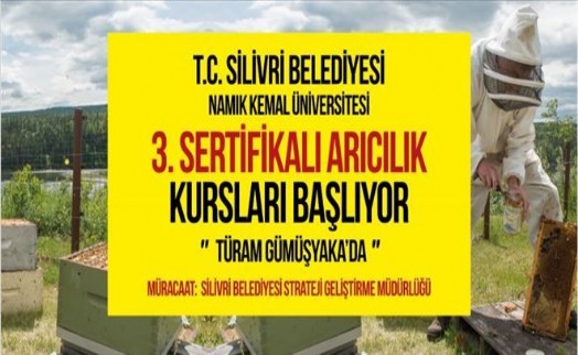 SİLİVRİ BELEDİYESİ 3. SERTİFİKALI ARICILIK KURSU BAŞLIYOR