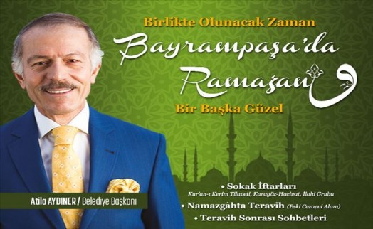 BAYRAMPAŞA´DA İFTAR VE GÖNÜL SOFRALARI HAZIR