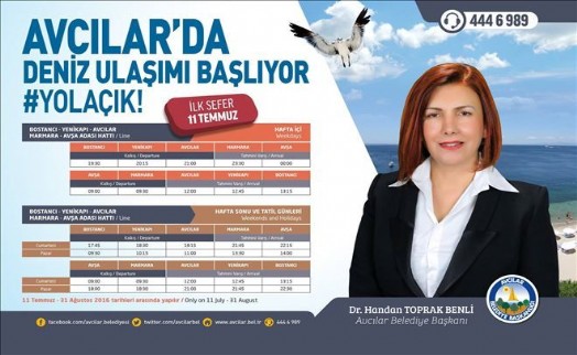 DENİZ OTOBÜSLERLİ AVCILAR HALKI İLE YENİDEN BULUŞUYOR