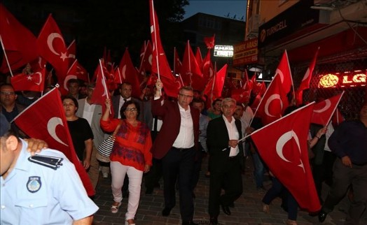 Çatalca, Demokrasi Nöbeti´nde Bir Araya Geldi