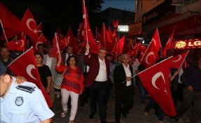 Çatalca, Demokrasi Nöbeti´nde Bir Araya Geldi